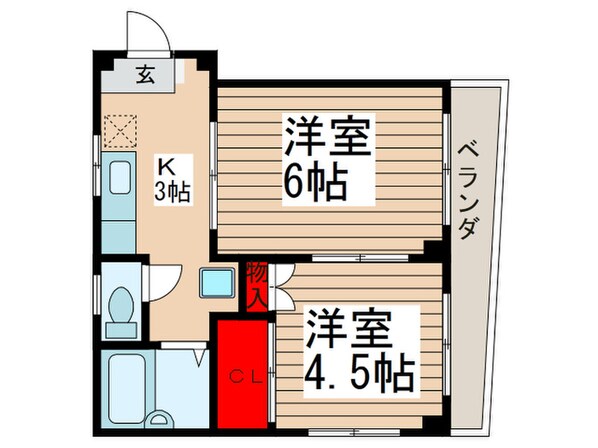 コ－ポ大谷の物件間取画像